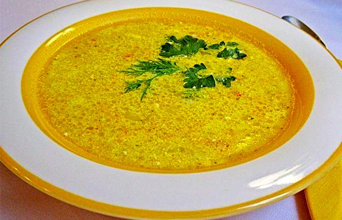 Рецепт Суп-пюре из плавленого сыра с овощами шаг-7