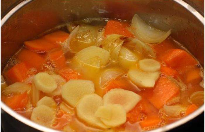 Рецепт Суп-пюре из тыквы со сливками шаг-3