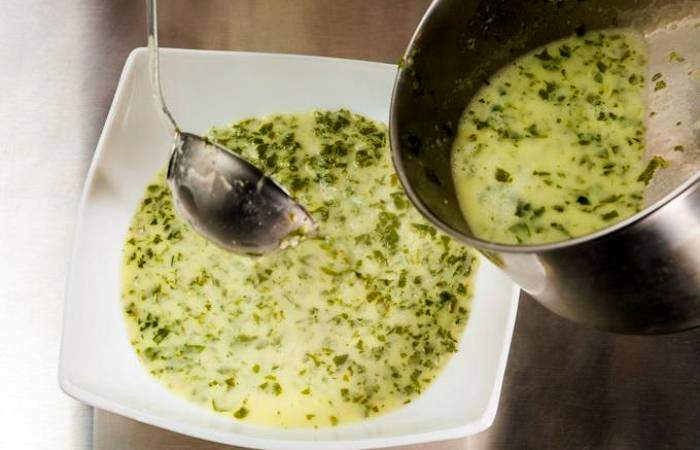 Рецепт Суп-пюре со шпинатом шаг-7