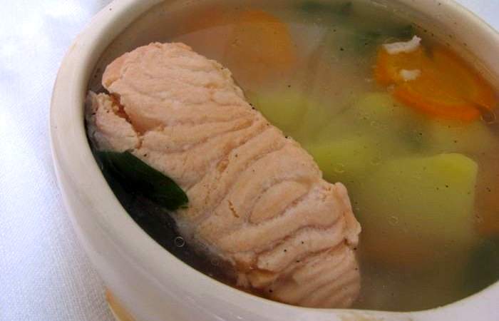 Рецепт Суп детский из красной рыбы  шаг-4