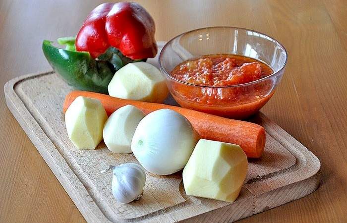 Рецепт Суп из баранины с овощами шаг-1
