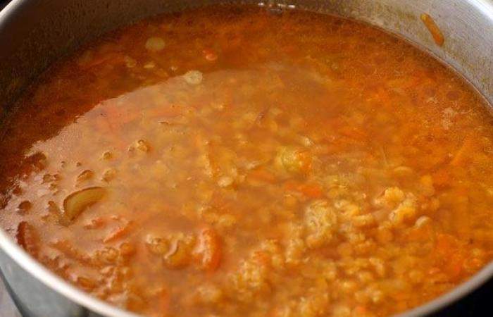 Рецепт Постный суп из чечевицы шаг-5