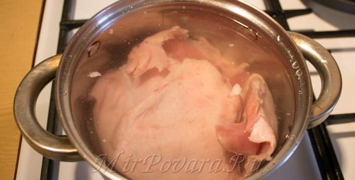 Рецепт Суп из куриных бедрышек шаг-1