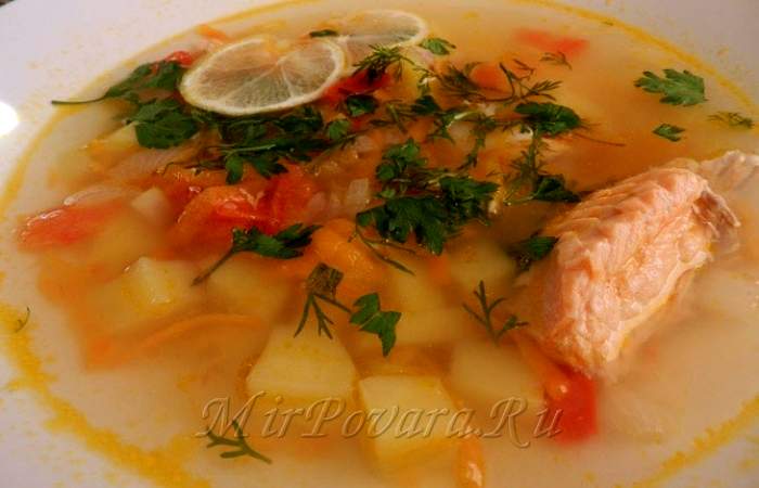 Рецепт Суп из семги шаг-7