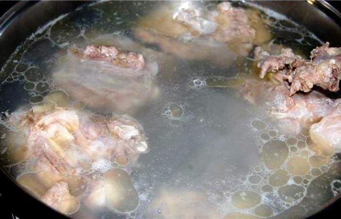 Рецепт Суп из телячьего хвоста с фрикадельками и лапшой шаг-3