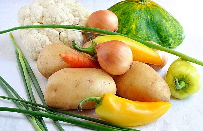 Рецепт Суп овощной с тефтелями шаг-1