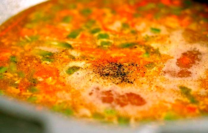 Рецепт Суп с фрикадельками из говядины шаг-11