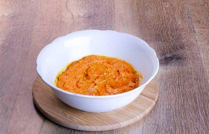 Рецепт Тыквенный крем-суп с сыром шаг-3
