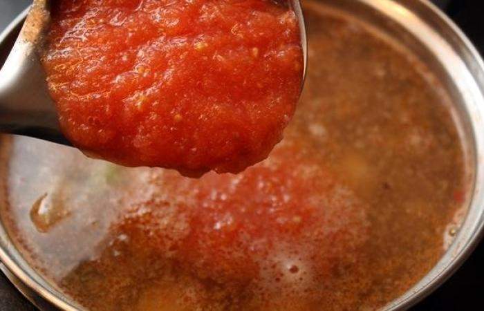 Рецепт Томатный рыбный суп с креветками шаг-7