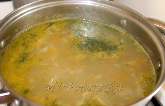 Рецепт Вкусный суп с фрикадельками шаг-12