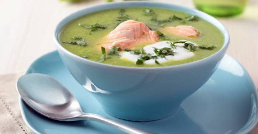 Рецепт Гороховый суп с лососем шаг-1