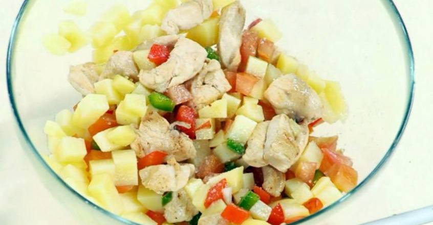 Рецепт Холодный суп с курицей шаг-3