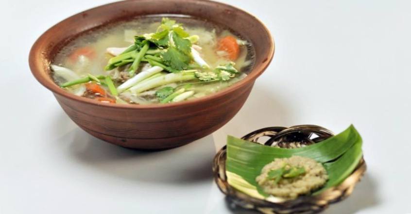 Рецепт Камбоджийский суп с лапшой и овощами шаг-5