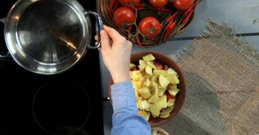 Рецепт Картофельный суп со сладким перцем  шаг-2