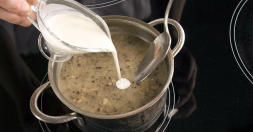 Рецепт Крем-суп из шампиньонов  шаг-2