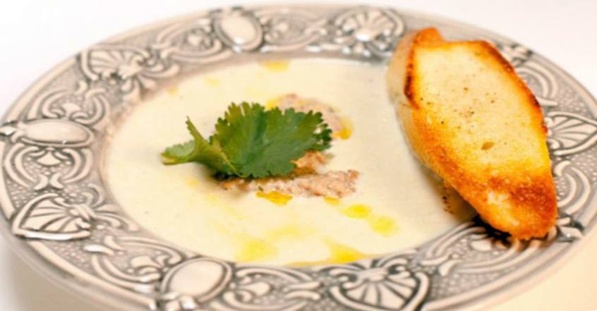 Рецепт Крем-суп из трески с кнелями шаг-6