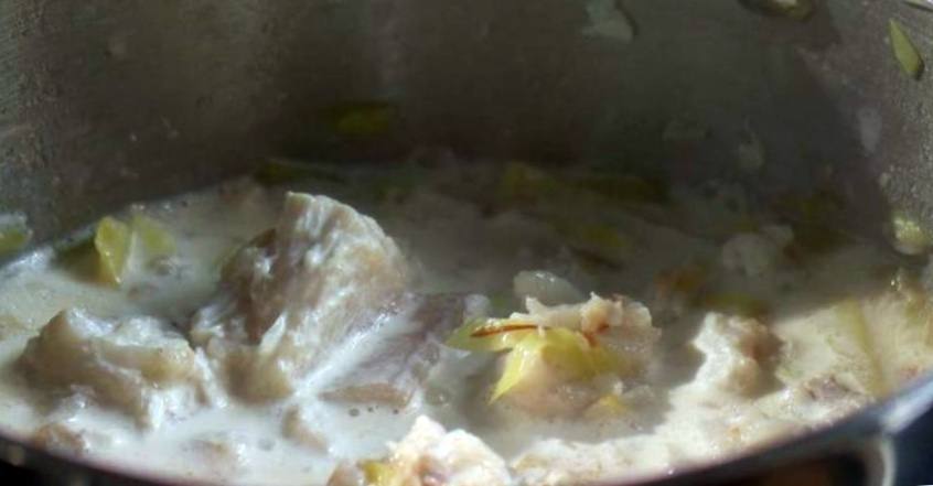 Рецепт Крем-суп из трески с кнелями  шаг-2