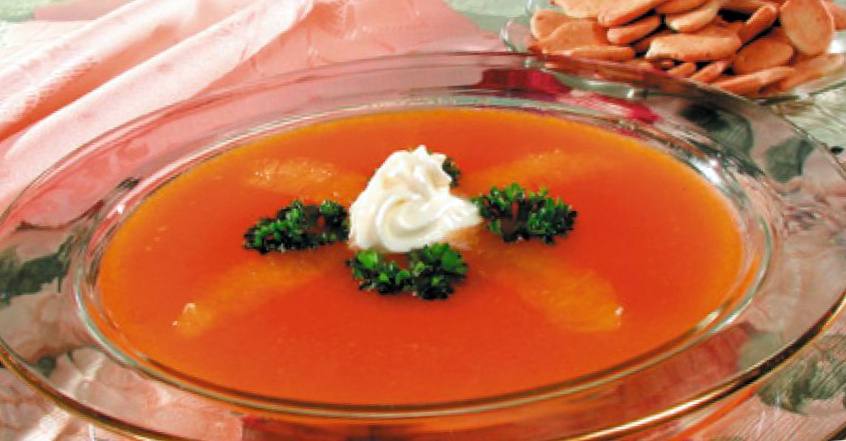 Рецепт Морковный суп с апельсинами шаг-1