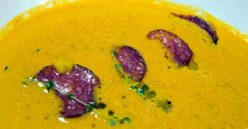 Рецепт Морковный суп с копчёностями  шаг-4