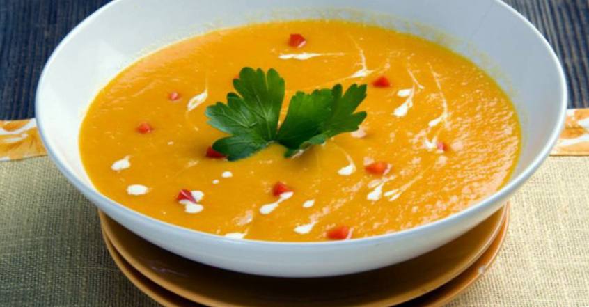 Рецепт Постный суп-пюре из печеных овощей шаг-1