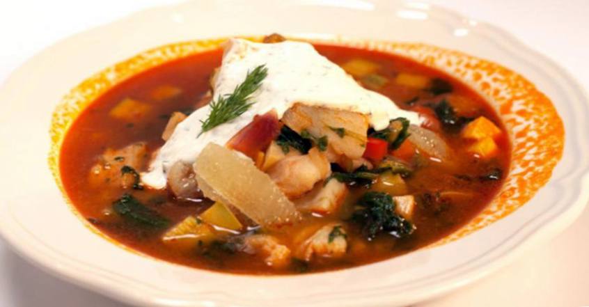 Рецепт Разноцветный суп с пангасиусом и тилапией шаг-8