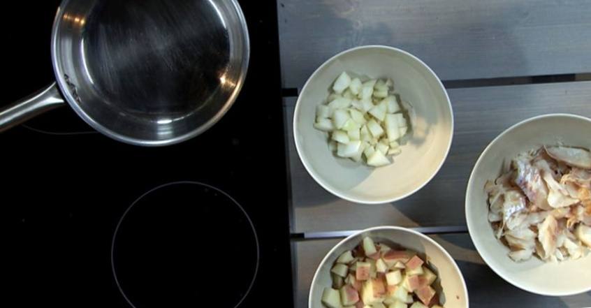 Рецепт Сливочный суп с картофелем и треской  шаг-2