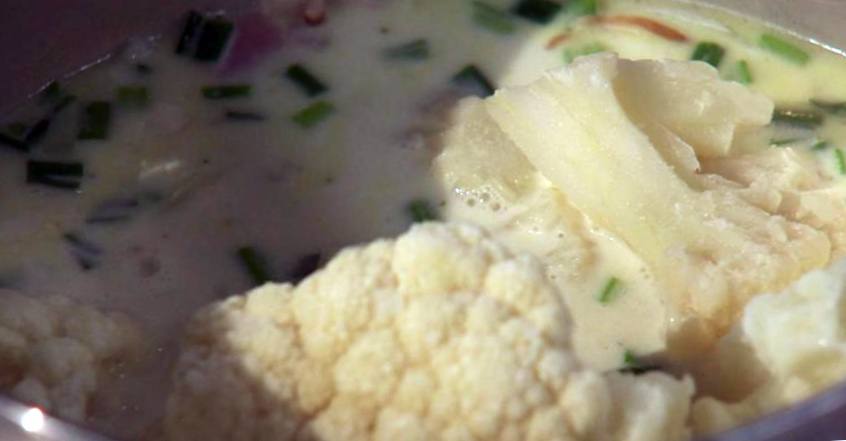 Рецепт Суп-пюре из цветной капусты  шаг-2