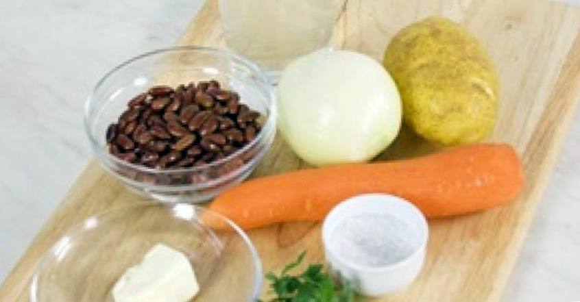 Рецепт Суп-пюре с фасолью шаг-1