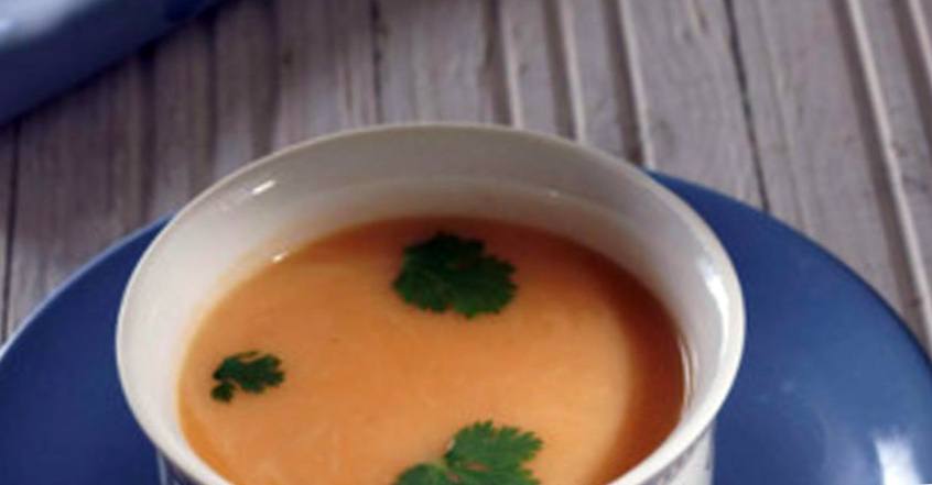 Рецепт Суп-пюре с соусом шаг-1