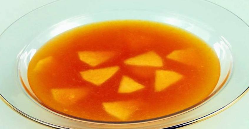 Рецепт Суп абрикосовый с яблоками шаг-1