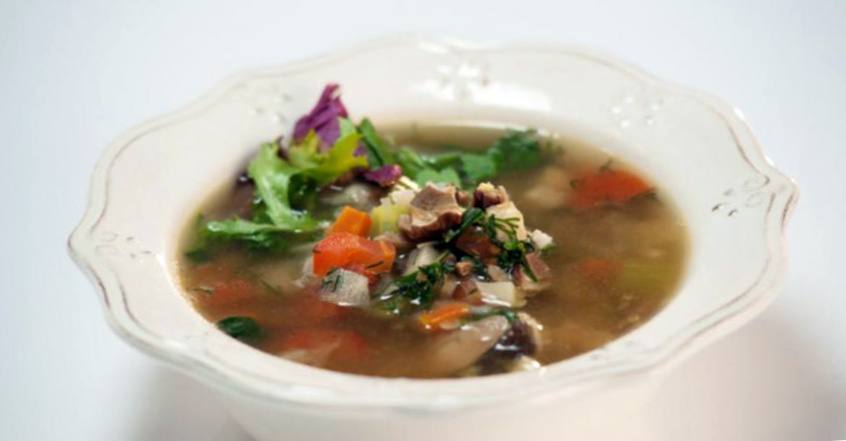 Рецепт Суп из камбалы с рисом и горохом  шаг-4
