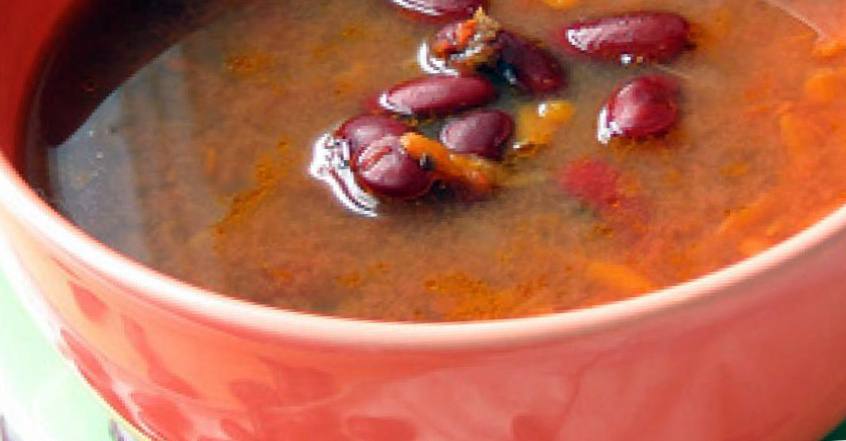 Рецепт Суп из красной фасоли шаг-1