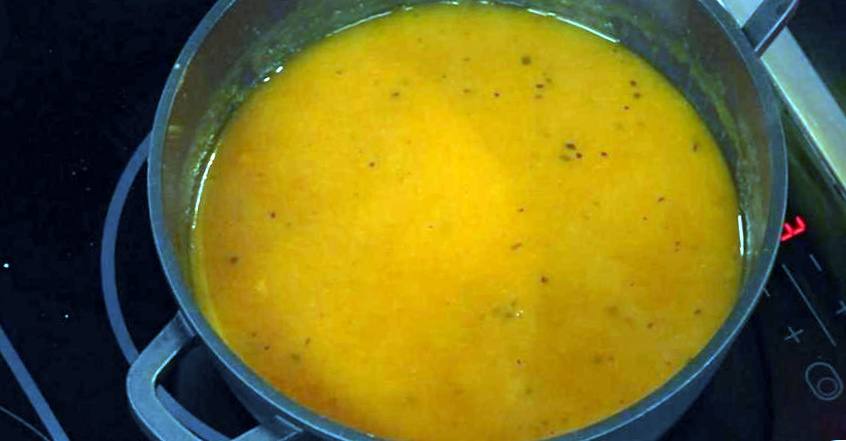 Рецепт Суп из тыквы с ананасом шаг-6