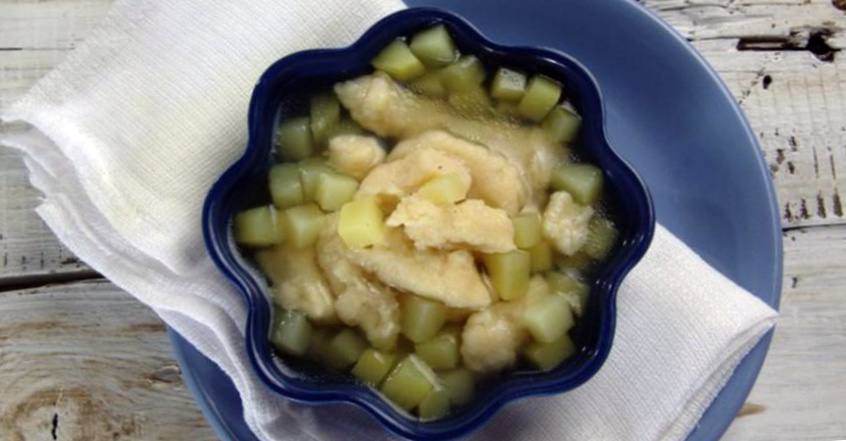 Рецепт Суп картофельный с галушками  шаг-4