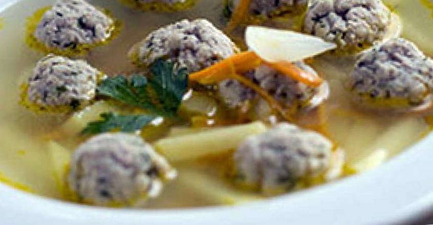 Рецепт Суп с фрикадельками из говядины  шаг-2