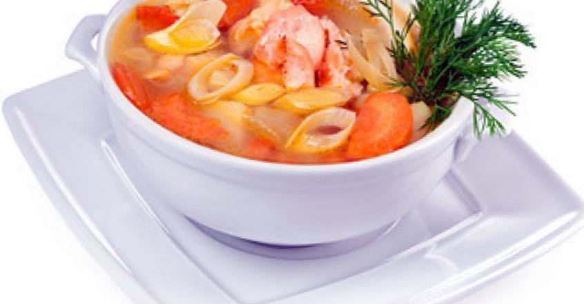 Рецепт Суп с креветками шаг-1