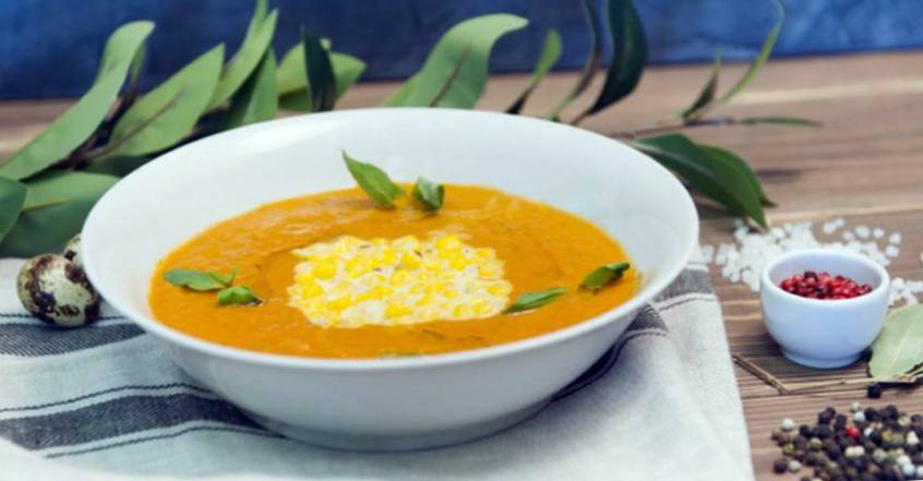 Рецепт Томатный суп с кукурузой  шаг-4