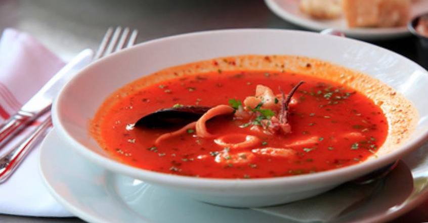 Томатный суп с морепродуктами рецепт 👌 с фото пошаговый | Как готовить  первые блюда