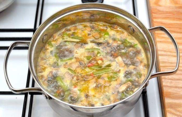 Рецепт Овощной суп с перловой крупой  шаг-4
