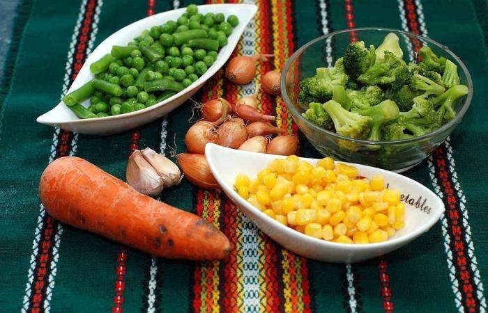 Рецепт Рис Басмати с овощами шаг-1