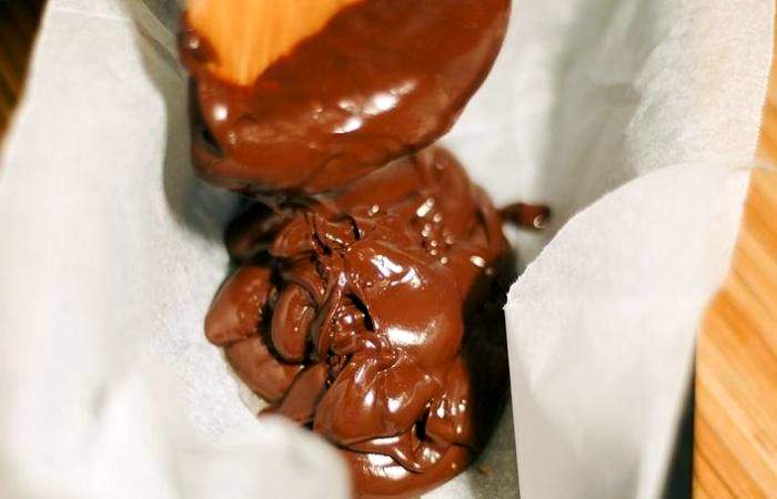 Рецепт Шоколадные батончики с арахисовым маслом  шаг-4