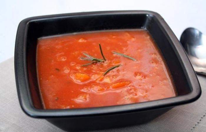 Рецепт Томатный суп с тыквой шаг-6