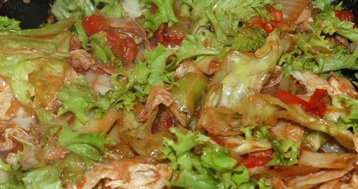 капуста по-китайски жареная капуста по-китайски жареная