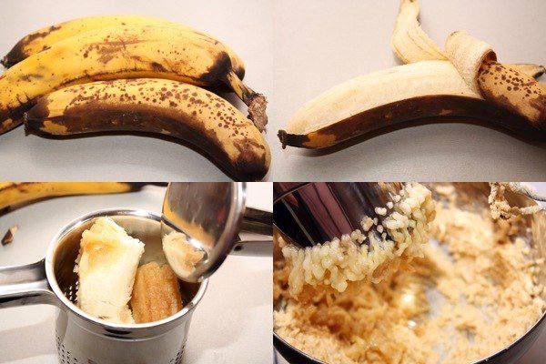 Рецепт Банановые кексы с орехами шаг-3
