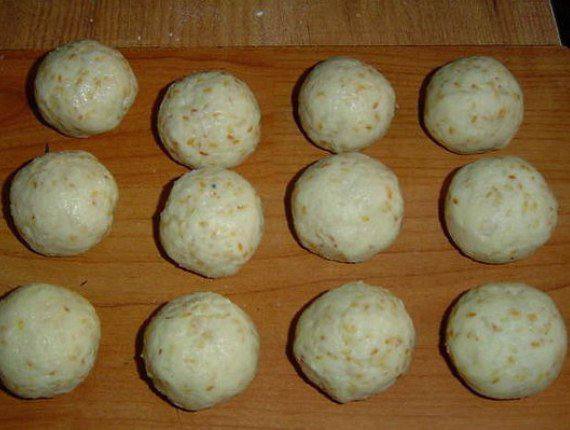 Рецепт Картофельно-кунжутные пончики  шаг-4