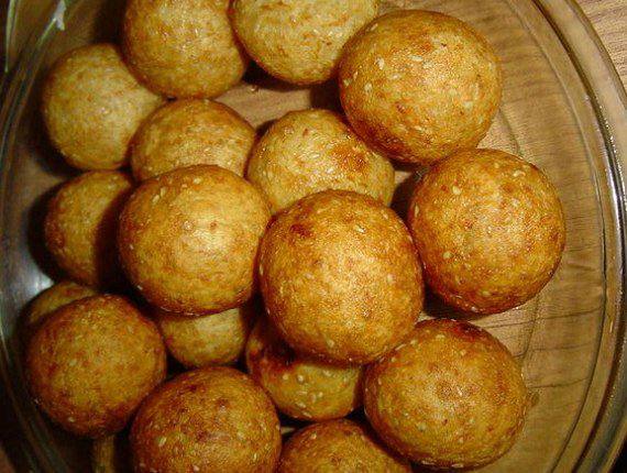 Рецепт Картофельно-кунжутные пончики шаг-5