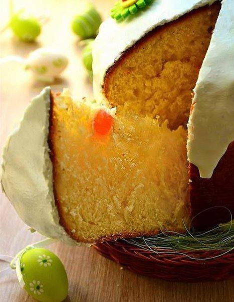 Рецепт Кулич пасхальный творожный Готовим Десерты Кулич пасхальный творожный