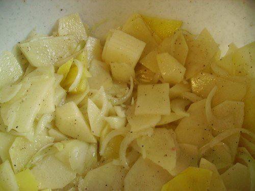 Рецепт Лепешки с сырым картофелем шаг-3