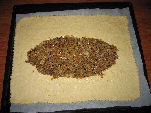 Рецепт Мясной пирог «Крокодил»  шаг-4