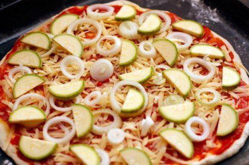 Рецепт Овощная пицца шаг-7